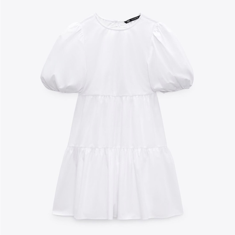 Zara Tiered Poplin Dress 7385/354